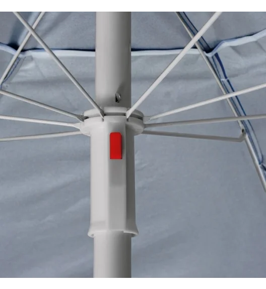 TADAR | Parasol plażowy ogrodowy balkonowy łamany 200 cm / niebieski