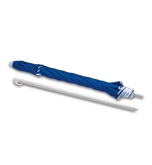 TADAR | Parasol plażowy ogrodowy balkonowy łamany 200 cm / niebieski