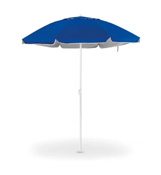 TADAR | Parasol plażowy ogrodowy balkonowy łamany 200 cm / niebieski