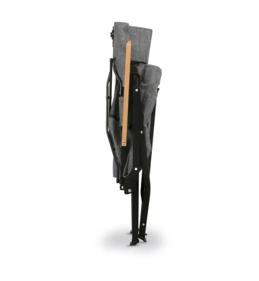 TADAR | OUTDOOR Krzesło turystyczne ogrodowe regulowane składane z torbą / szare