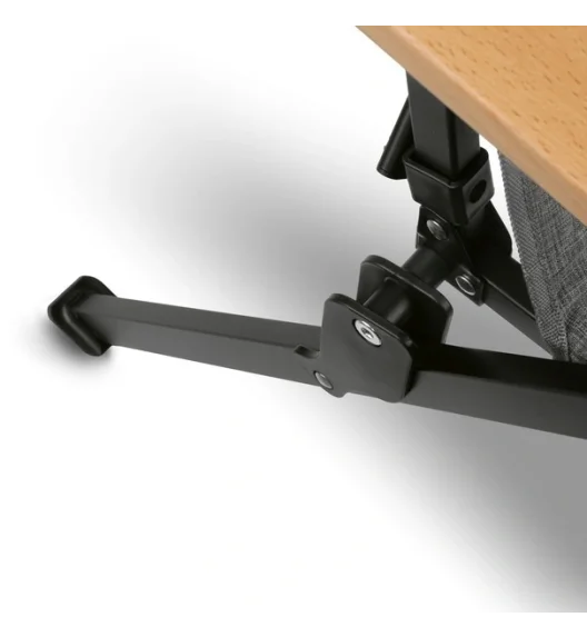 TADAR | OUTDOOR Krzesło turystyczne ogrodowe regulowane składane z torbą / szare