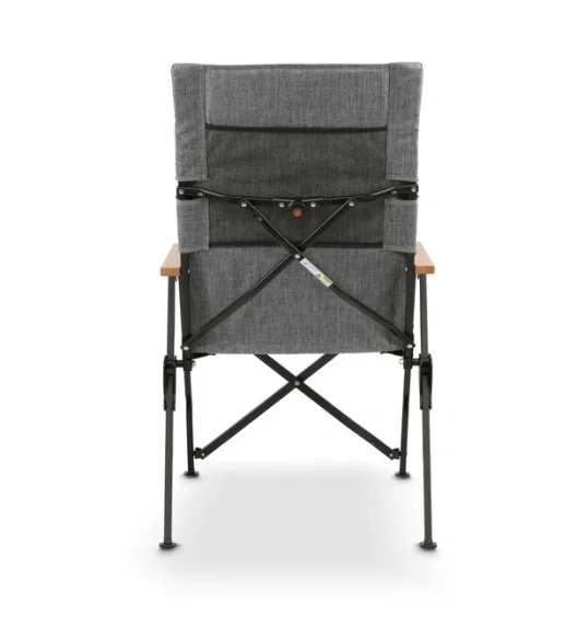 TADAR | OUTDOOR Krzesło turystyczne ogrodowe regulowane składane z torbą / szare
