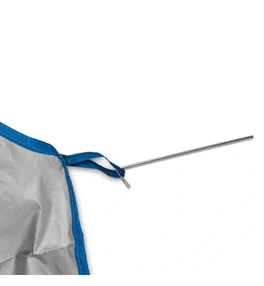 TADAR | Namiot plażowy parawan biwak ogród 220x115x115 cm z okienkami + torba / niebieski