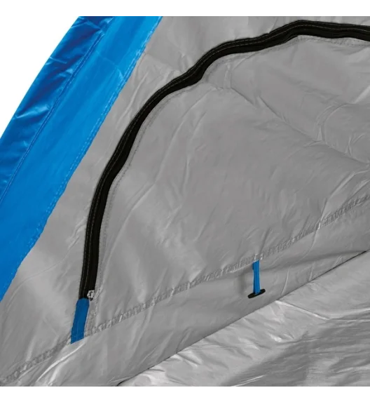 TADAR | Namiot plażowy parawan biwak ogród 220x115x115 cm z okienkami + torba / niebieski