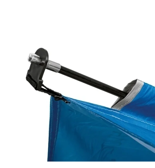 TADAR | Namiot plażowy parawan biwak ogród 220x115x115 cm z okienkami + torba / niebieski