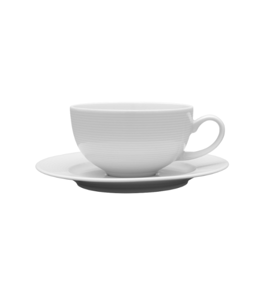 LUBIANA ETO Filiżanka 250 ml + spodek 14,5 cm | biała 
