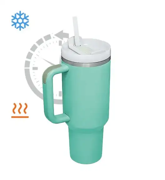 IMCHEX | EUCALYPTUS | Kubek termiczny 1200 ml ze słomką