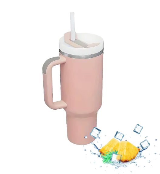 IMCHEX | PINK DUSK | Kubek termiczny 1200 ml ze słomką