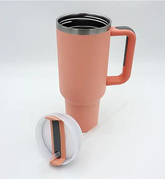 IMCHEX | PINK DUSK | Kubek termiczny 1200 ml ze słomką