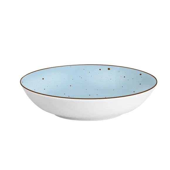 MG HOME | ZESTAW OBIADOWY Z PORCELANY GEMMA BLUE 54 EL / 18 OS