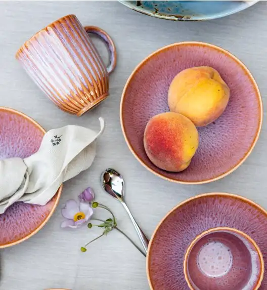 LUBIANA STONEWARE BLUSH | Salaterka 17 cm luz | kolor łososiowy