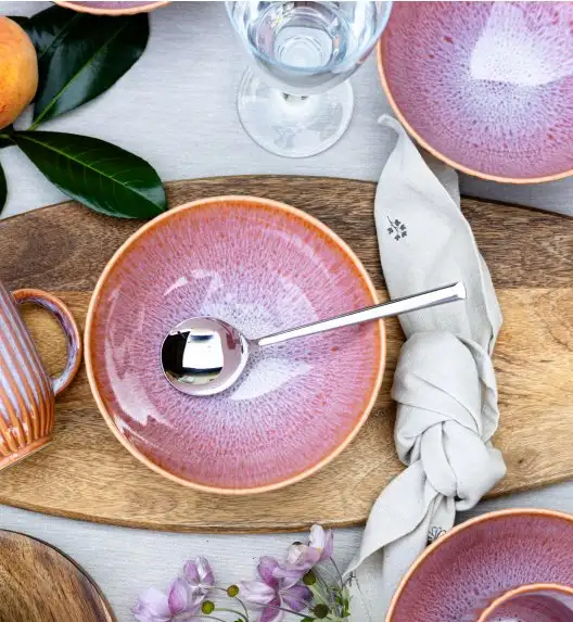 LUBIANA STONEWARE BLUSH | Salaterka 17 cm luz | kolor łososiowy