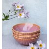 LUBIANA STONEWARE BLUSH | Salaterka 17 cm luz | kolor łososiowy