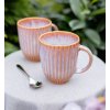 LUBIANA STONEWARE BLUSH | Kubek 350 ml | luz | kolor łososiowy