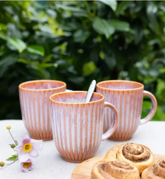 LUBIANA STONEWARE BLUSH | Kubek 350 ml | luz | kolor łososiowy