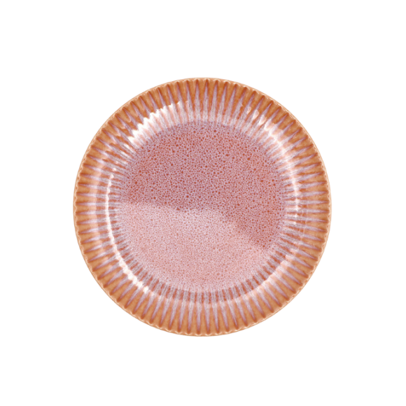 LUBIANA STONEWARE BLUSH | Talerz obiadowy 27 cm | luz | kolor łososiowy