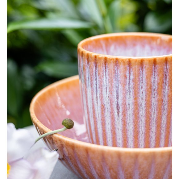 LUBIANA STONEWARE BLUSH | Kubek 350 ml x 18 szt. | luz | kolor łososiowy