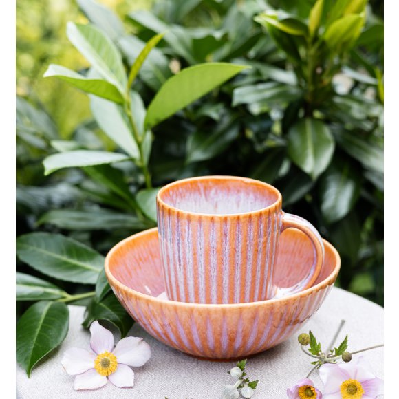 LUBIANA STONEWARE BLUSH | Kubek 350 ml x 18 szt. | luz | kolor łososiowy