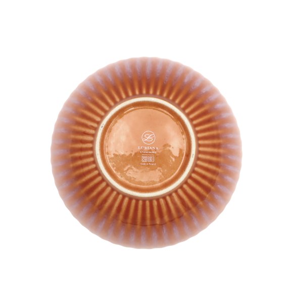 LUBIANA STONEWARE BLUSH | Salaterka 17 cm luz x 18 szt. | kolor łososiowy