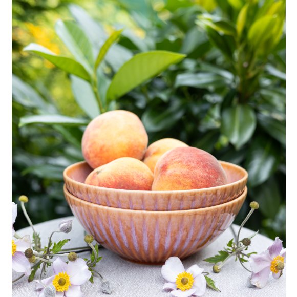 LUBIANA STONEWARE BLUSH | Salaterka 17 cm luz x 18 szt. | kolor łososiowy