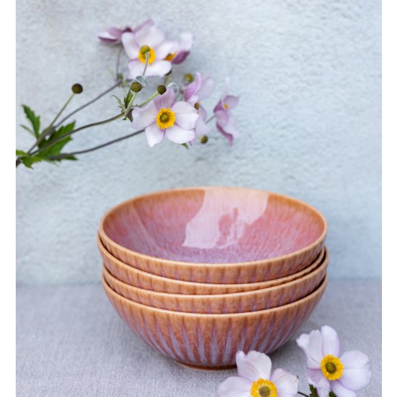 LUBIANA STONEWARE BLUSH | Salaterka 17 cm luz x 18 szt. | kolor łososiowy