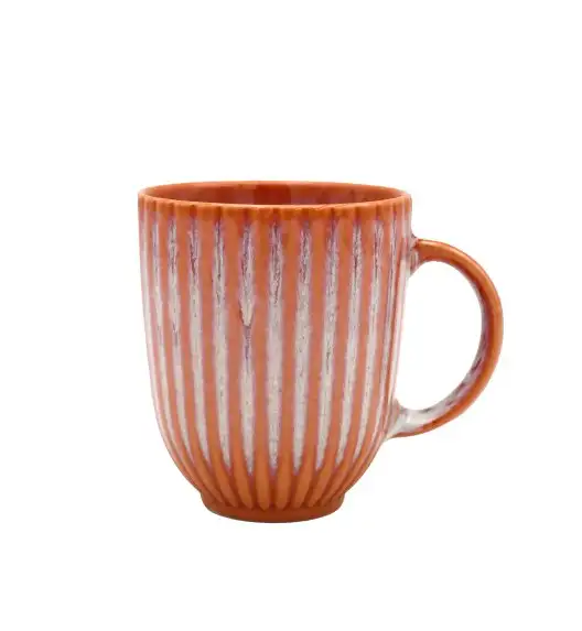 LUBIANA STONEWARE CERAMIKA BLUSH | Serwis obiadowy 72 elementy dla 18 osób | kolor łososiowy