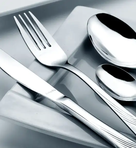 AMEFA FELICIA Sztućce UE 72 el dla 18 osób w pudełku TB/ połysk