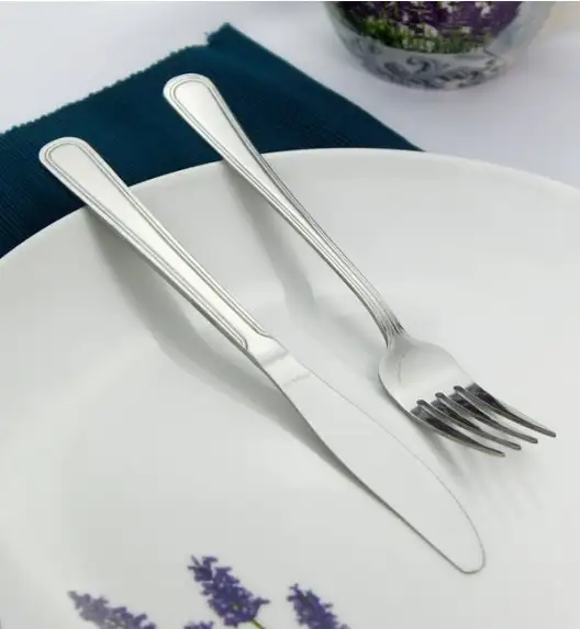 AMEFA BOLOGNA Sztućce UE Komplet 84 el z łyżeczką do latte / pudełko składane / 12 os / połysk