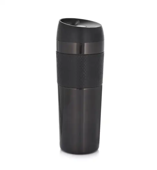 AMBITION | METALIC KUBEK TERM 450ML CZARNY