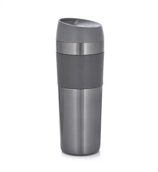 AMBITION | METALIC KUBEK TERM 450ML SZARY