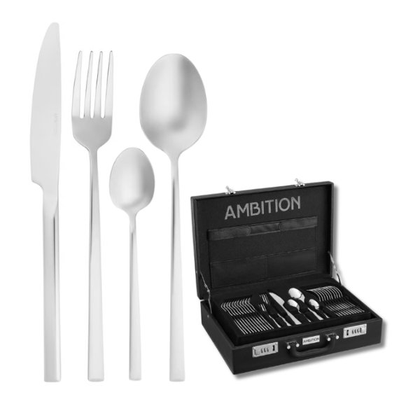 AMBITION | COMO KPL SZTUCCE 72EL DLA 12 OS WALIZKA