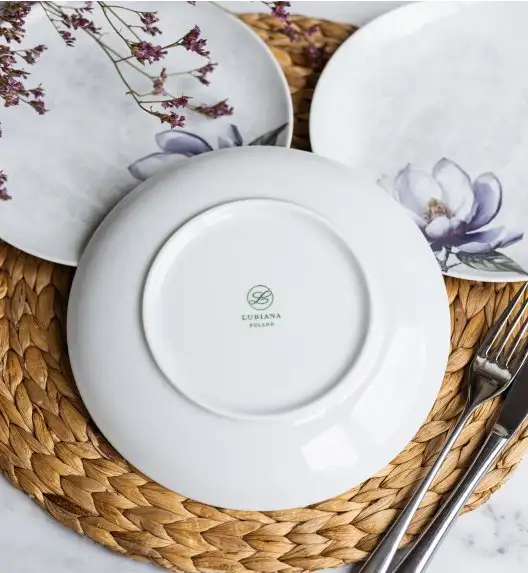 LUBIANA BOSS KERAJET MAGNOLIA 9218 Serwis obiadowy 54 el / 18 osób | 775KJ