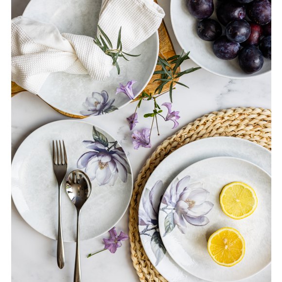 LUBIANA BOSS KERAJET MAGNOLIA 9218 Serwis obiadowy 54 el / 18 osób | 775KJ