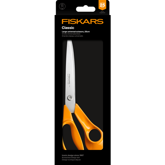 FISKARS CLASSIC Profesjonalne nożyczki krawieckie 25 cm / stal nierdzewna (6 generacja)