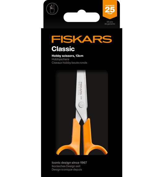 FISKARS CLASSIC Nożyczki dla hobbystów 13 cm / stal nierdzewna (6 generacja)