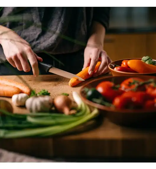 FISKARS ESSENTIAL Zestaw 2 małych noży kuchennych 7 cm + 11 cm w pudełku / stal nierdzewna + tworzywo sztuczne