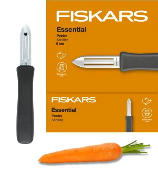 FISKARS ESSENTIAL 1023813 Skrobaczka do warzyw / stal nierdzewna 