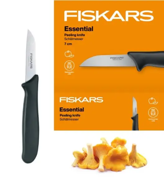 FISKARS ESSENTIAL 1023812 Nóż do skrobania 7 cm / stal nierdzewna 