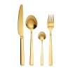 AMBITION PRATO Sztućce Komplet 24 el dla 6 osób / pudełko / złote
