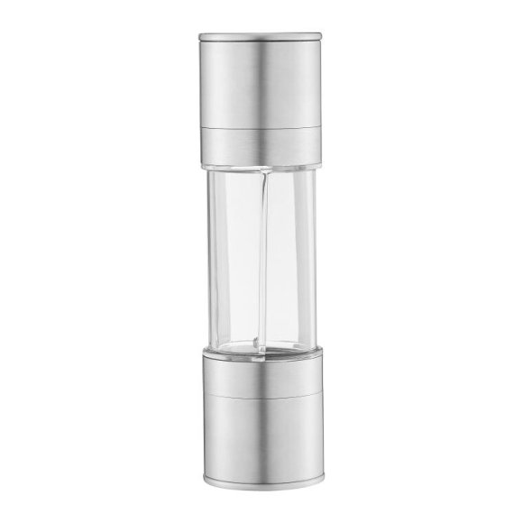 AMBITION STEEL Młynek do soli i pieprzu / podwójny / srebrny