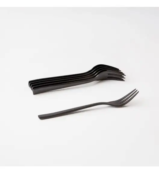 AMBITION PRATO Sztućce Komplet 30 el dla 6 osób / pudełko / czarne