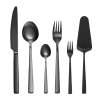 AMBITION PRATO Sztućce Komplet 24+7 el dla 6 osób / pudełko / czarne