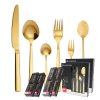 AMBITION PRATO Sztućce Komplet 72 el dla 12 osób / pudełko / złote