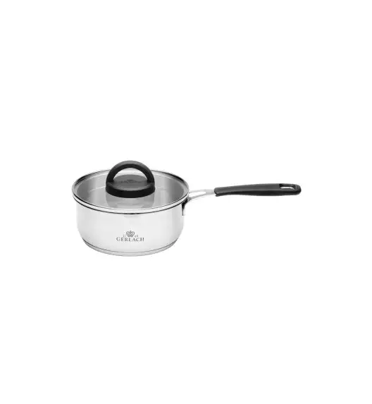 GERLACH AMBIENTE PLUS Komplet Garnki z pokrywkami 10 el + Patelnie Initial 24, 28 cm / stal nierdzewna / indukcja