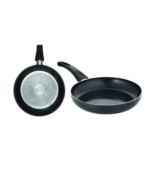 GERLACH AMBIENTE PLUS Komplet Garnki z pokrywkami 10 el + Patelnie Initial 20, 24, 28 cm + Pokrywki szklane TADAR