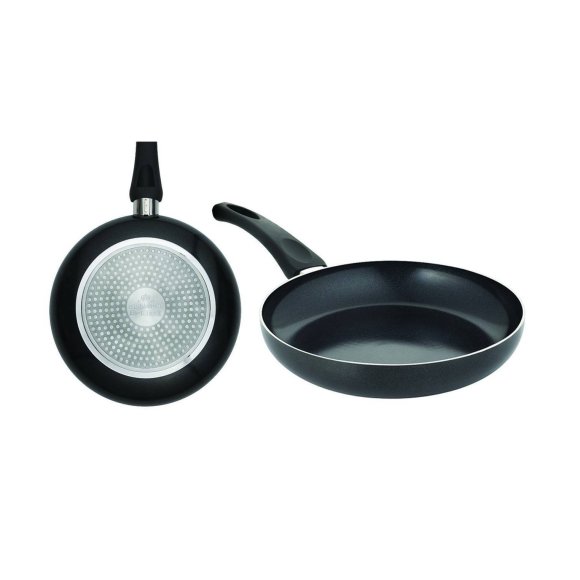 GERLACH AMBIENTE PLUS Komplet Garnki z pokrywkami 10 el + Patelnie Initial 20, 24, 28 cm + Pokrywki szklane TADAR