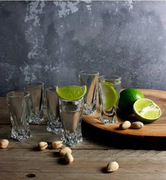 BOHEMIA QUADRO Komplet kieliszków i szklanek 12 el 6 os / szkło kryształowe