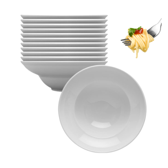 LUBIANA KASZUB | 12 SZT. - Talerz głęboki do pasty / makaronu 26 cm