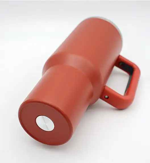 IMCHEX | RED DUST | Kubek termiczny 1200 ml ze słomką + 10 szklanych słomek