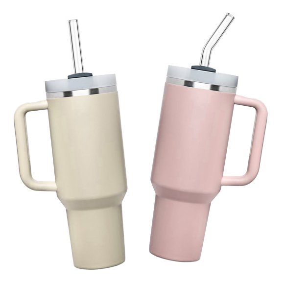 IMCHEX | SUBLIMATION | Kubek termiczny 1200 ml ze słomką + 10 szklanych słomek
